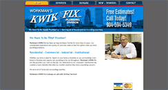 Desktop Screenshot of kwik-fixplumbing.com